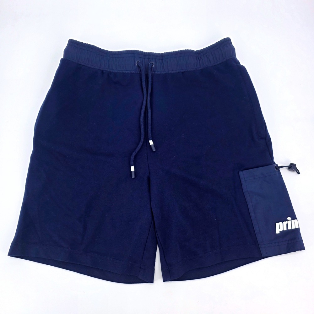 Prince Pickleball Mens Navy Blue Athletic Shorts Small Drawstring Cargo Pockets‎